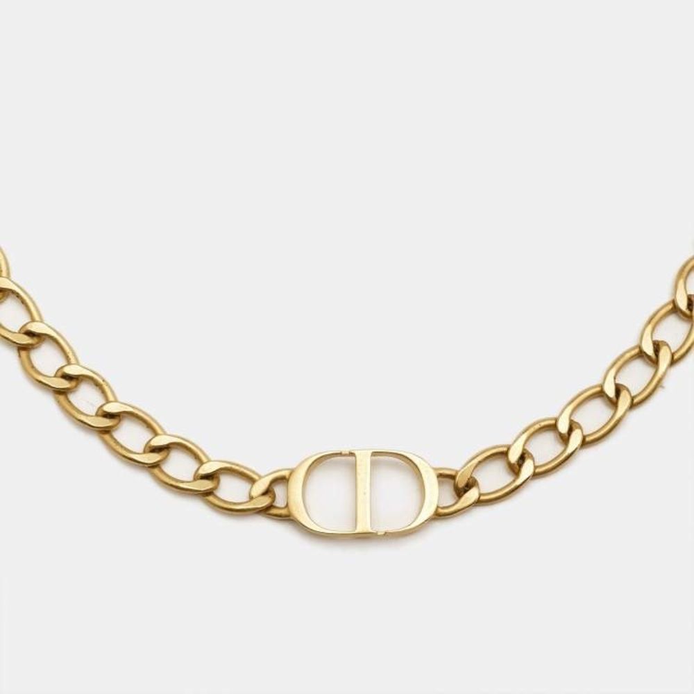 Christian Dior 30 Montaigne Petit Gold Chain Necklace - Picture 2 of 9